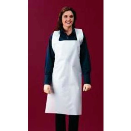 KEYSTONE SAFETY 1 Mil Polyethylene Apron, White, 28" x 46", 100/Bag AP-PE-2846REGWT-1BG